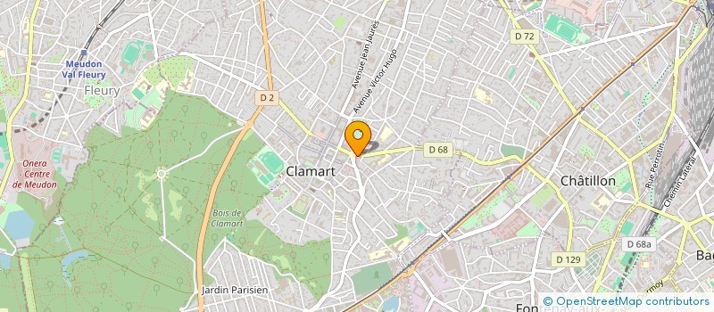 localisation de l'entreprise CABINET KAABACHE à CLAMART
