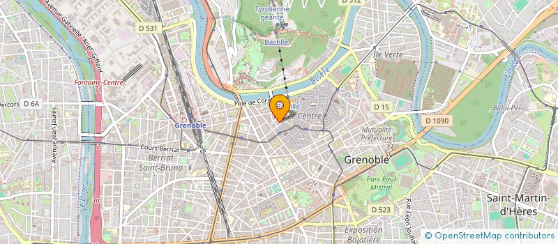 localisation de l'entreprise CABINET KARINE POULIQUEN  GRENOBLE