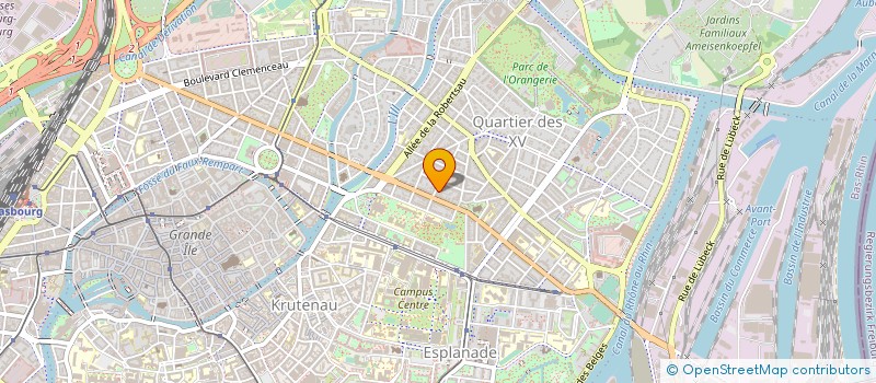 localisation de l'entreprise CABINET KINE EBERT NISAND KANNENGIESSER à STRASBOURG