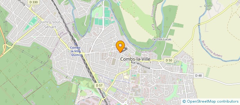 localisation de l'entreprise CABINET KINE SOMMEVILLE  COMBS-LA-VILLE