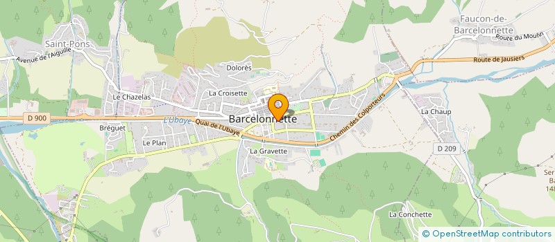 localisation de l'entreprise CABINET KINESITHERAPIE DES MELEZES à BARCELONNETTE