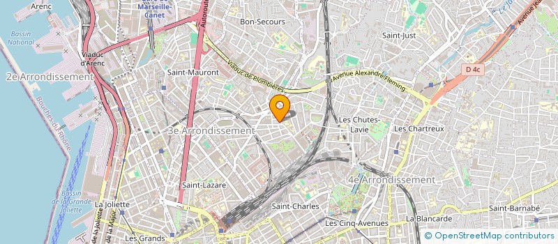 localisation de l'entreprise CABINET KING à MARSEILLE