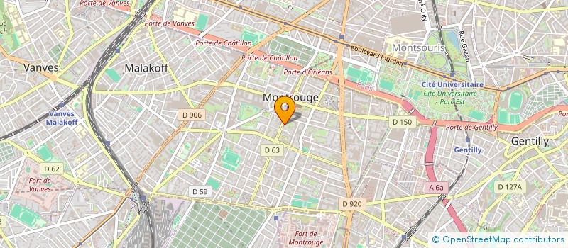 localisation de l'entreprise CABINET KOSKAS à MONTROUGE
