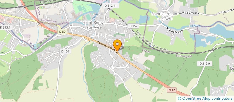 localisation de l'entreprise CABINET KOSKAS SELARL à SAINT-REMY-SUR-AVRE