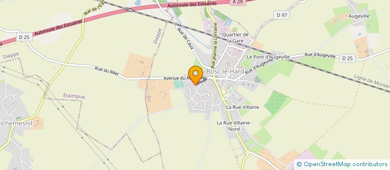 localisation de l'entreprise CABINET KRUMHOLZ ET MASI  BOSC-LE-HARD