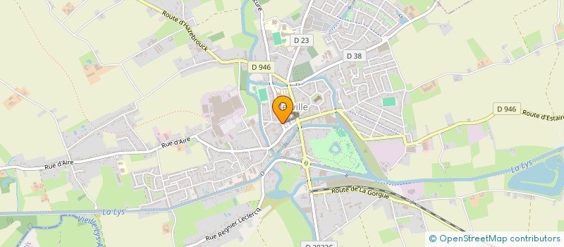 localisation de l'entreprise CABINET L  ALLARD - B  ACLOQUE  MERVILLE