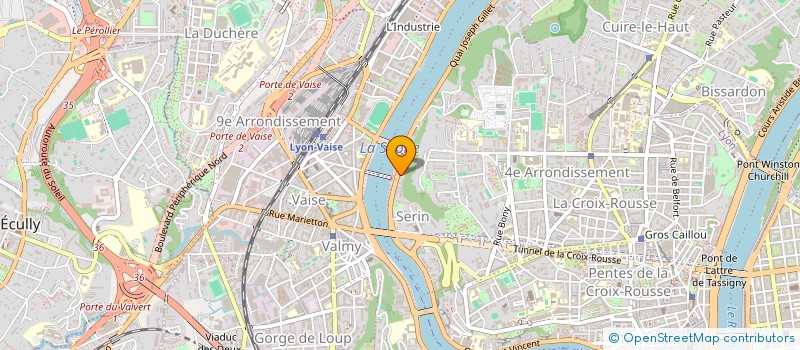 localisation de l'entreprise CABINET L CULINE à LYON