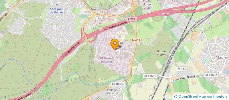 localisation de l'entreprise CABINET L2A EXPERTISE ET CONSEIL  SAINT-JEAN-DE-VEDAS