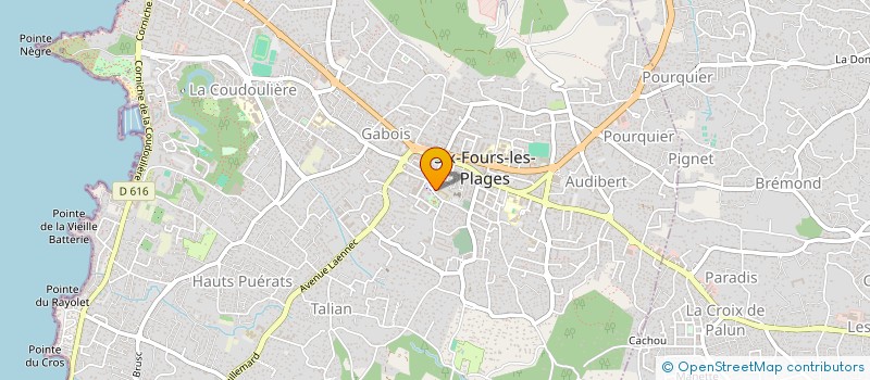 localisation de l'entreprise CABINET LA BALME à SIX-FOURS-LES-PLAGES