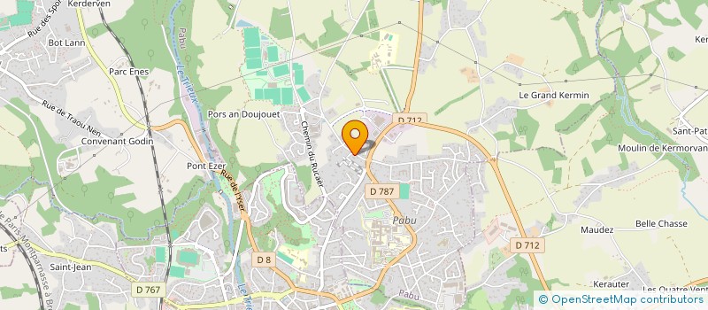 localisation de l'entreprise CABINET LA FONTAINE  PABU