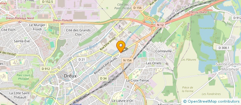 localisation de l'entreprise CABINET LAMBERT à DREUX