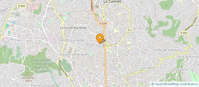 localisation de l'entreprise CABINET LAMKIN à LE CANNET