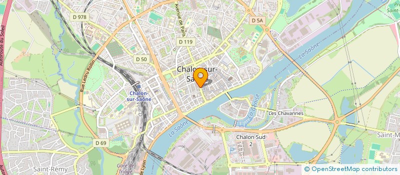 localisation de l'entreprise CABINET LAMY ET MATHIEU  CHALON-SUR-SAONE