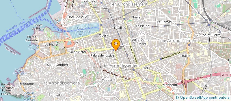 localisation de l'entreprise CABINET LAN  MARSEILLE