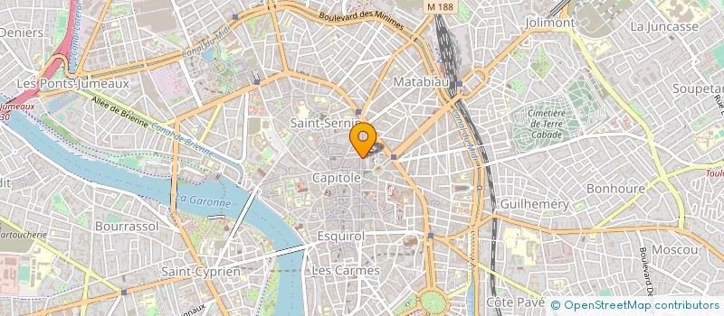 localisation de l'entreprise CABINET LAPUELLE  TOULOUSE