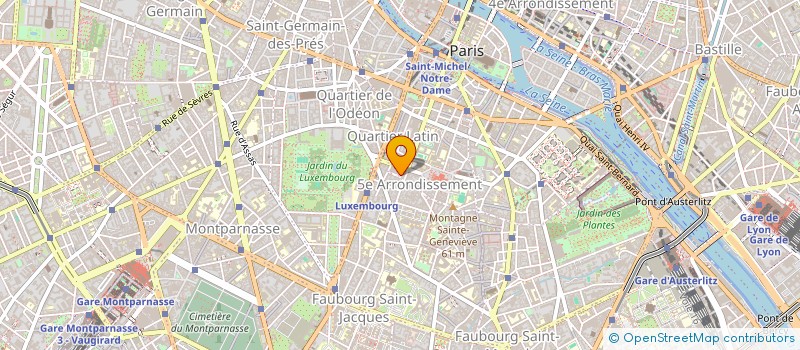 localisation de l'entreprise CABINET LATIN  PARIS