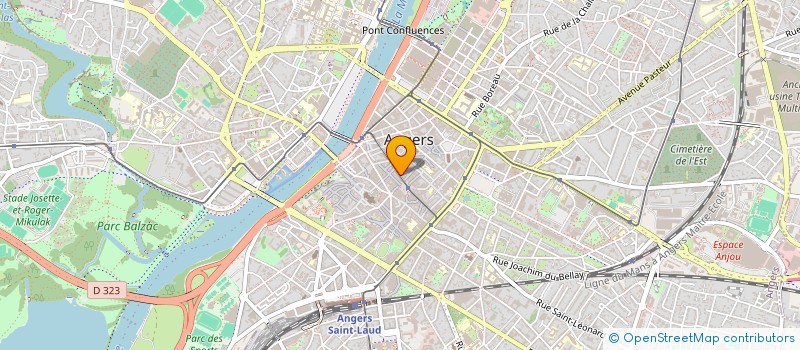 localisation de l'entreprise CABINET LAUNAY à ANGERS