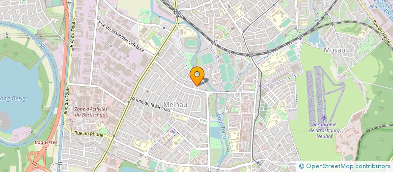 localisation de l'entreprise CABINET LAURENT ET CHARRAS à STRASBOURG