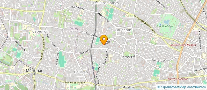 localisation de l'entreprise CABINET LAURENT MARIE  BORDEAUX