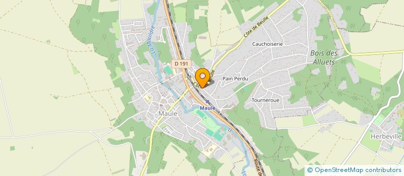 localisation de l'entreprise CABINET LAZIME à MAULE