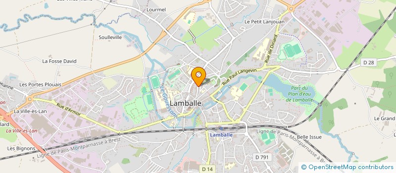 localisation de l'entreprise CABINET LCM'S à LAMBALLE-ARMOR