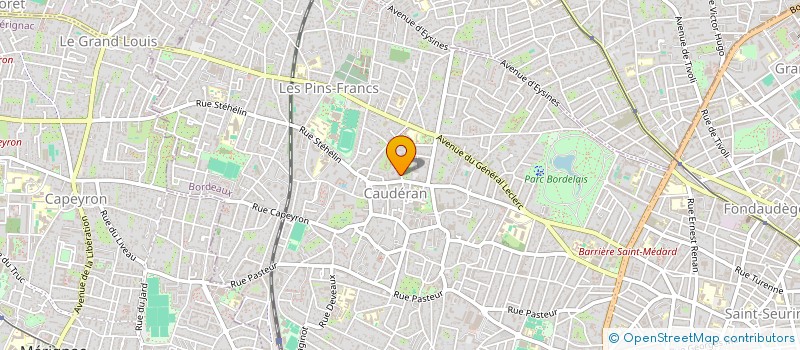 localisation de l'entreprise CABINET LDELB KINESITHERAPIE  BORDEAUX