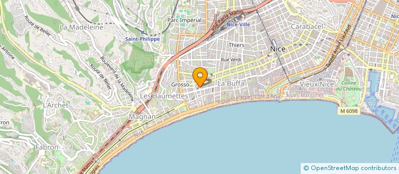 localisation de l'entreprise CABINET LDL  NICE