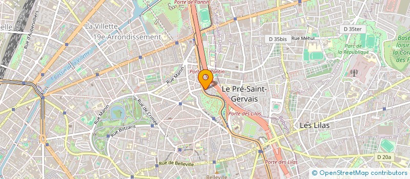 localisation de l'entreprise CABINET LE BELVEDERE  PARIS