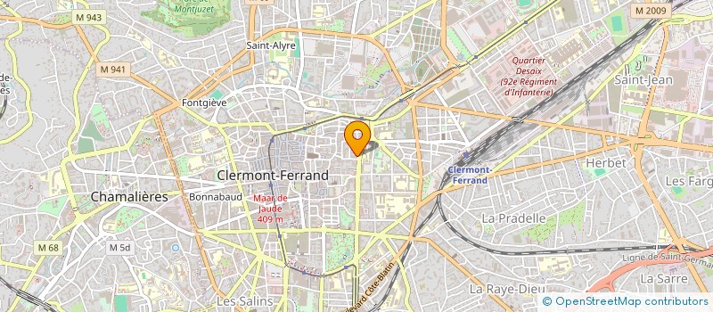 localisation de l'entreprise CABINET LE BON  CLERMONT-FERRAND