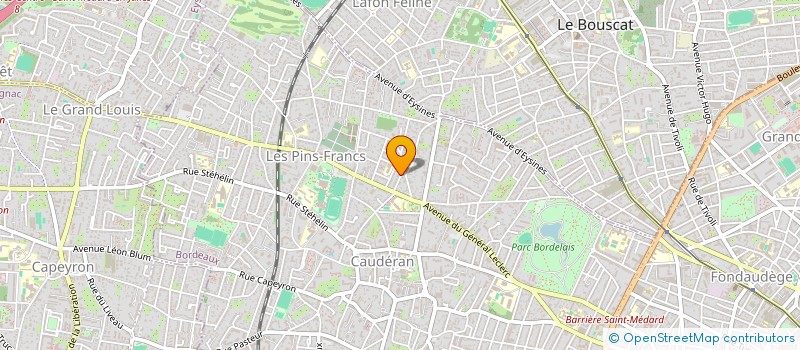 localisation de l'entreprise CABINET LE CHAUX FTOUHI à BORDEAUX