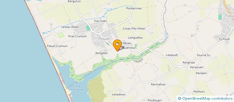 localisation de l'entreprise CABINET LE GOUILL COURTAGE  PLOVAN