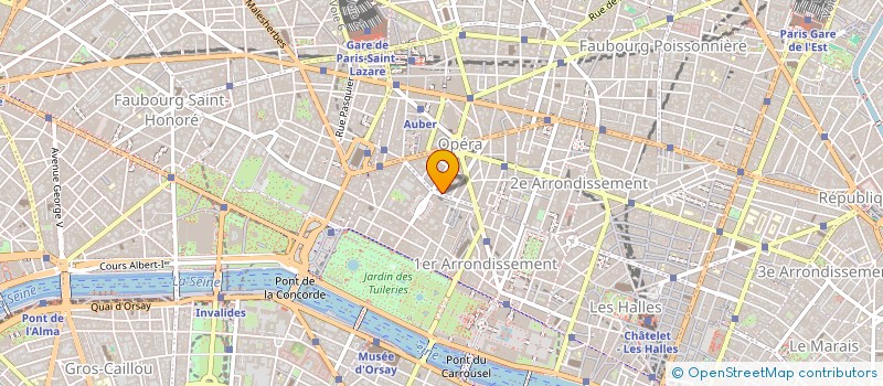 localisation de l'entreprise CABINET LE MAZOU  PARIS