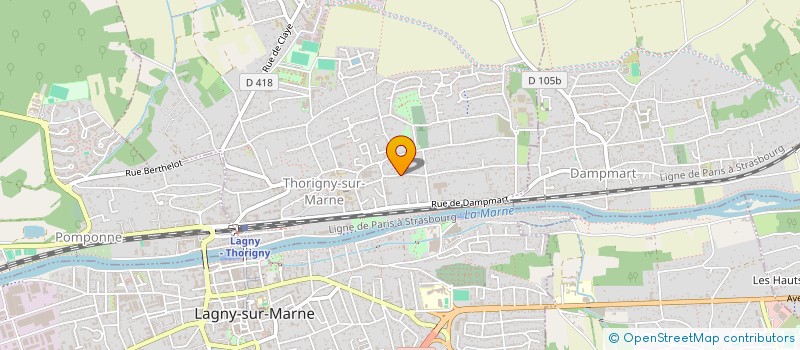 localisation de l'entreprise CABINET LE MENTEC à LAGNY-SUR-MARNE