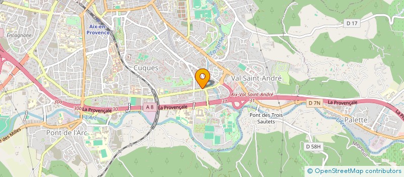 localisation de l'entreprise CABINET LE VALCROS YAHVE JIRE à AIX-EN-PROVENCE