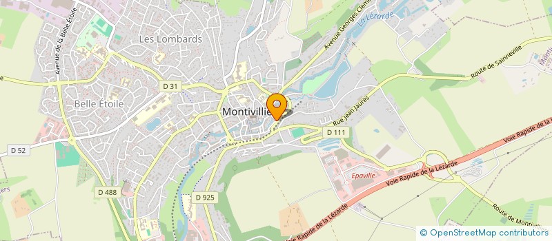 localisation de l'entreprise CABINET LECHEVALIER  MONTIVILLIERS