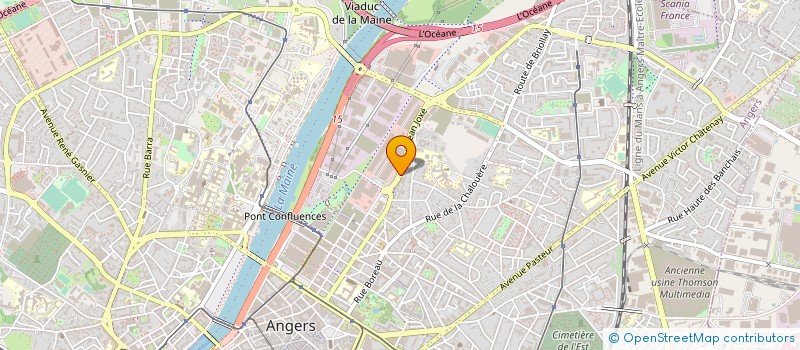 localisation de l'entreprise CABINET LECHEVESTRIER à ANGERS