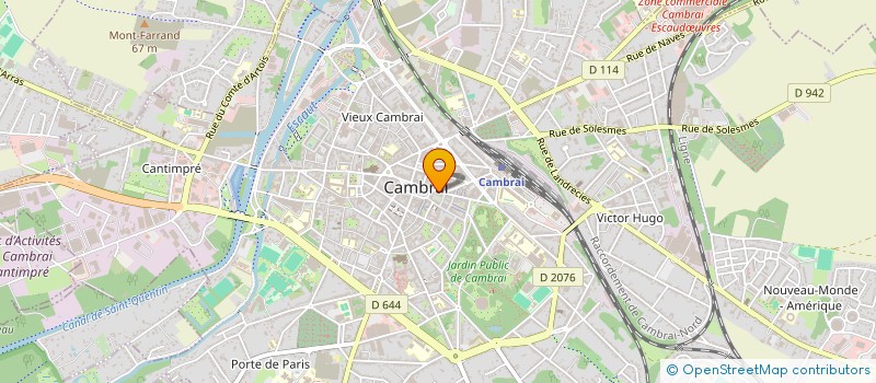 localisation de l'entreprise CABINET LEFEBVRE  CAMBRAI