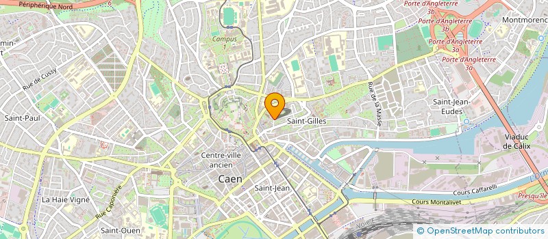 localisation de l'entreprise CABINET LEFEVRE & DE LAHEUDRIE à CAEN
