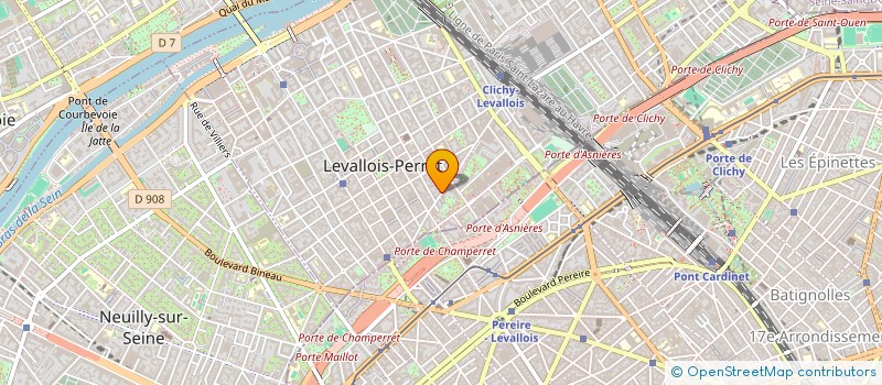 localisation de l'entreprise CABINET LEMA IMMOBILIER à LEVALLOIS-PERRET