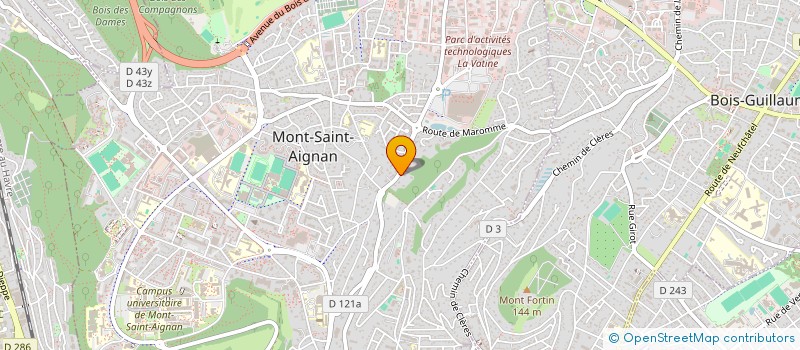 localisation de l'entreprise CABINET LEMAITRE à MONT-SAINT-AIGNAN