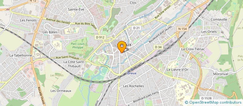 localisation de l'entreprise CABINET LEMARE-HENAULT à DREUX