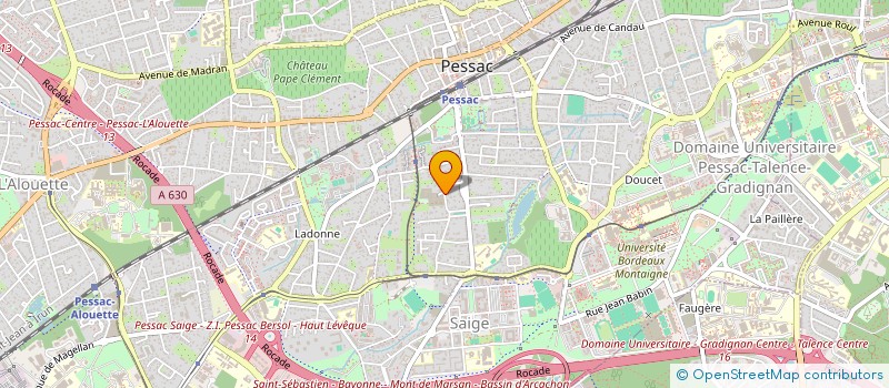 localisation de l'entreprise CABINET LEMOUNIER OUDEVILLE  PESSAC