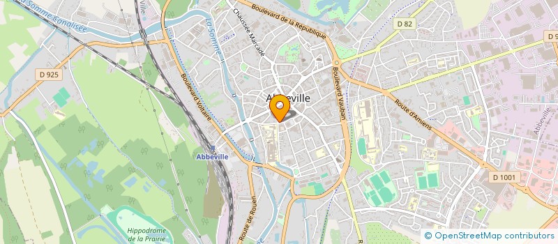 localisation de l'entreprise CABINET LENNE à ABBEVILLE