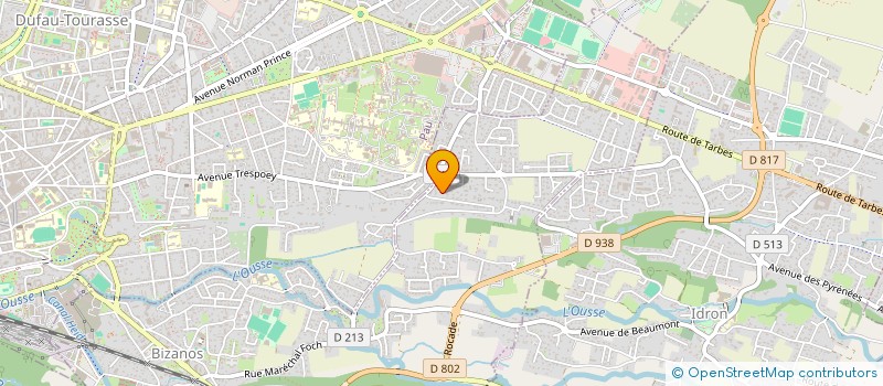 localisation de l'entreprise CABINET LENOBLE FINANCE  BIZANOS