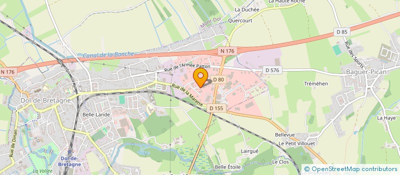 localisation de l'entreprise CABINET LEPORT  DOL-DE-BRETAGNE