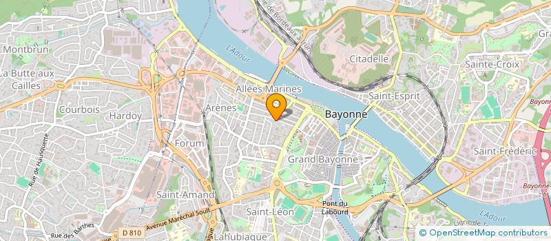 localisation de l'entreprise CABINET LESPERON  BAYONNE