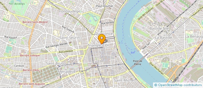 localisation de l'entreprise CABINET LETORT à BORDEAUX