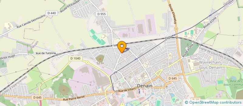 localisation de l'entreprise CABINET LHEUREUX EXPERTISE COMPTABLE à DENAIN