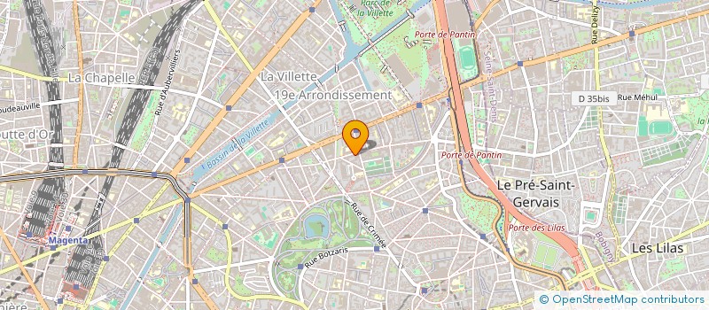 localisation de l'entreprise CABINET LIBERAL MON INFIRMIER  PARIS