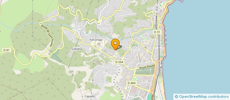 localisation de l'entreprise CABINET LINA IMMOBILIER à BASTIA